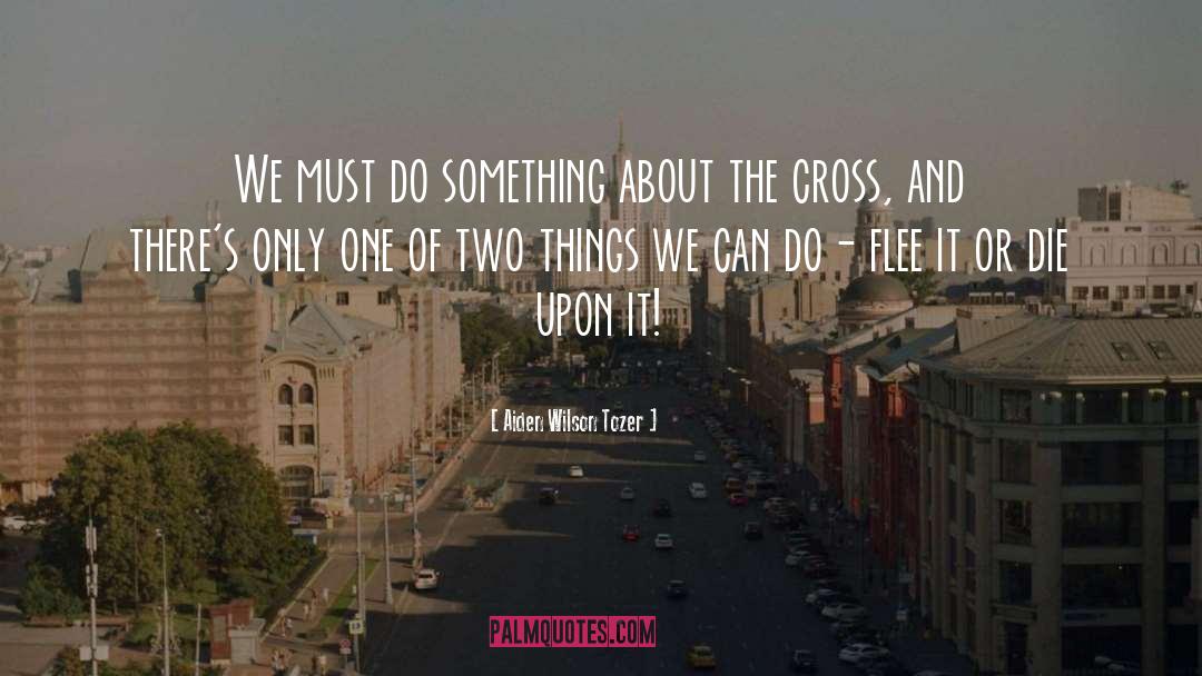 Aiden Wilson Tozer Quotes: We must do something about