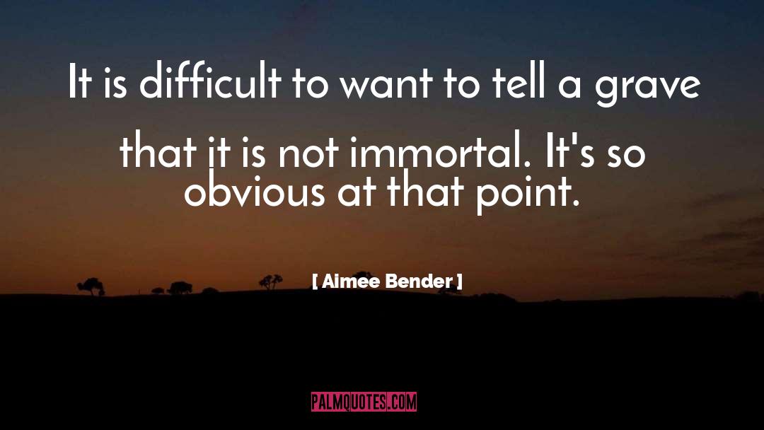 Aimee Bender Quotes: It is difficult to want