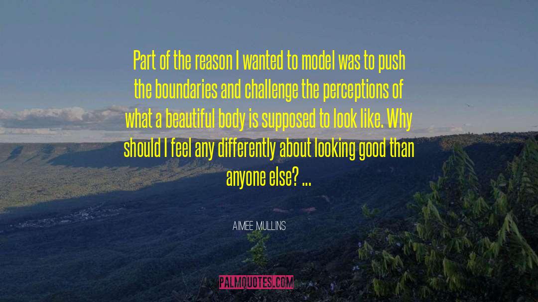 Aimee Mullins Quotes: Part of the reason I