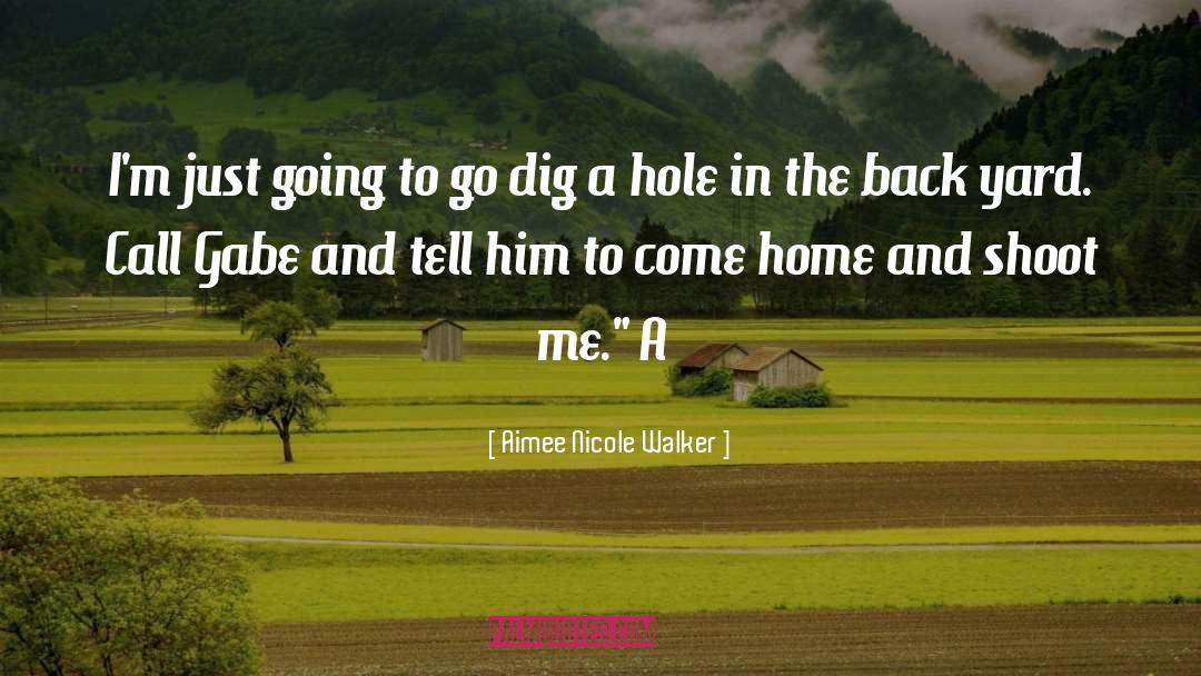 Aimee Nicole Walker Quotes: I'm just going to go
