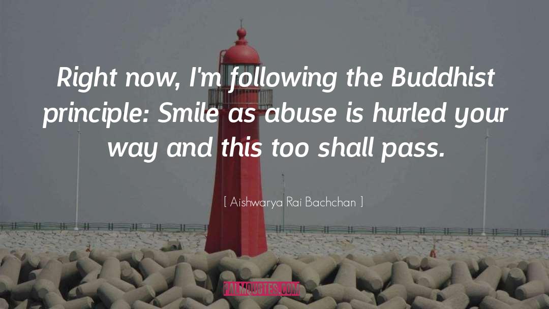 Aishwarya Rai Bachchan Quotes: Right now, I'm following the