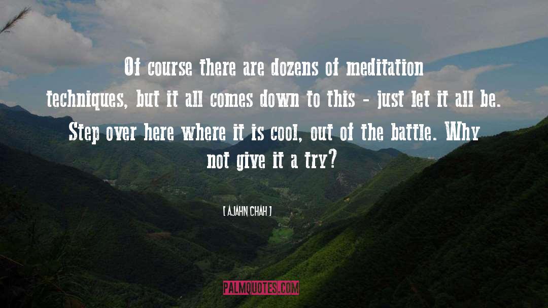 Ajahn Chah Quotes: Of course there are dozens