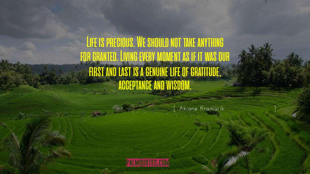 Akiane Kramarik Quotes: Life is precious. We should