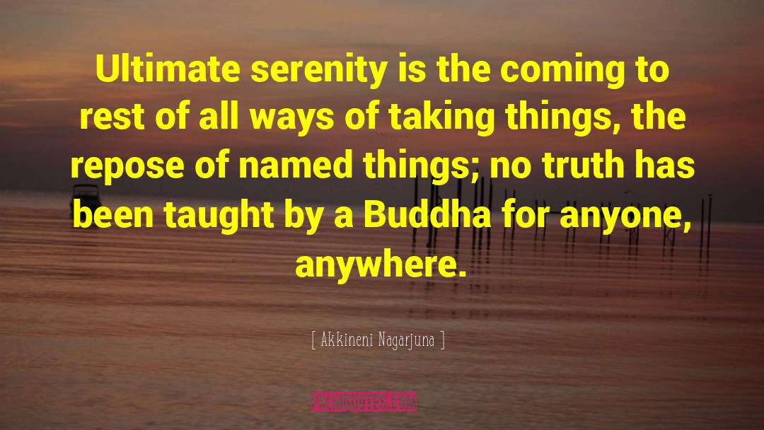 Akkineni Nagarjuna Quotes: Ultimate serenity is the coming