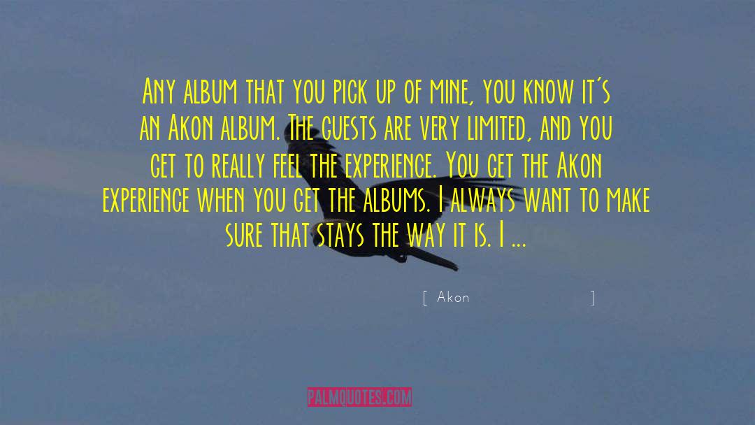 Akon Quotes: Any album that you pick