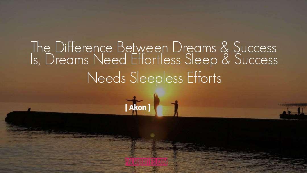 Akon Quotes: The Difference Between Dreams &