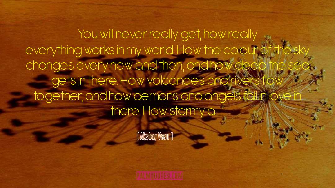 Akshay Vasu Quotes: You will never really get,