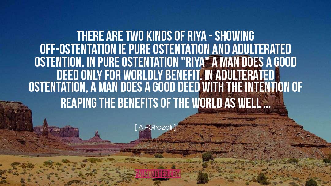 Al-Ghazali Quotes: There are two kinds of