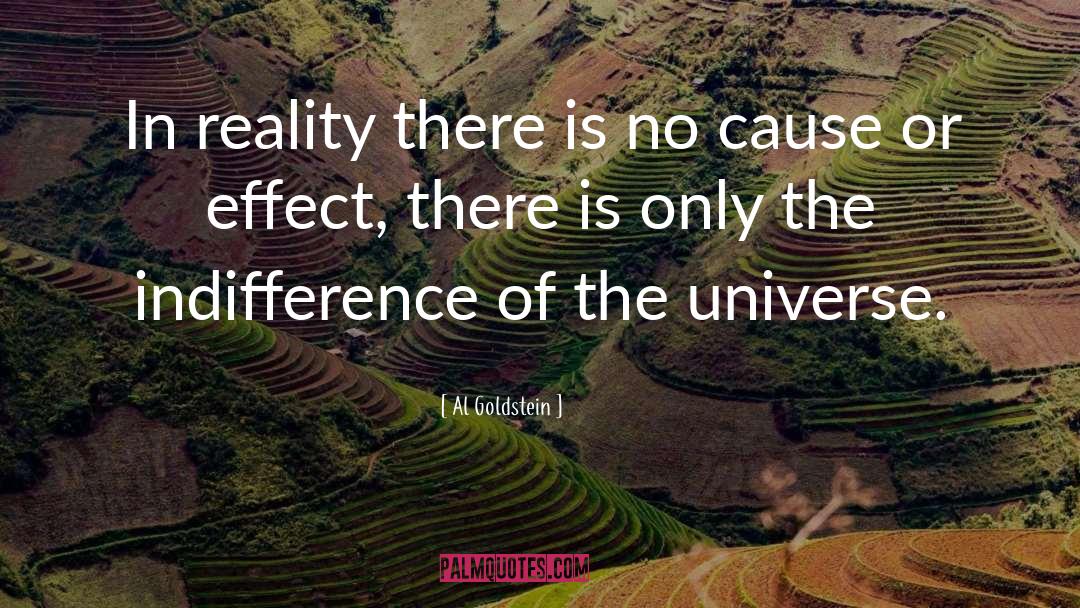 Al Goldstein Quotes: In reality there is no