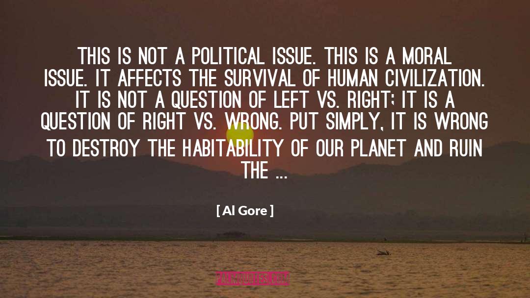 Al Gore Quotes: This is not a political