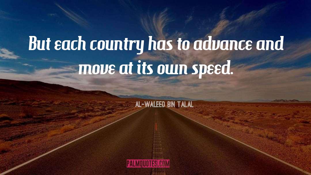 Al-Waleed Bin Talal Quotes: But each country has to