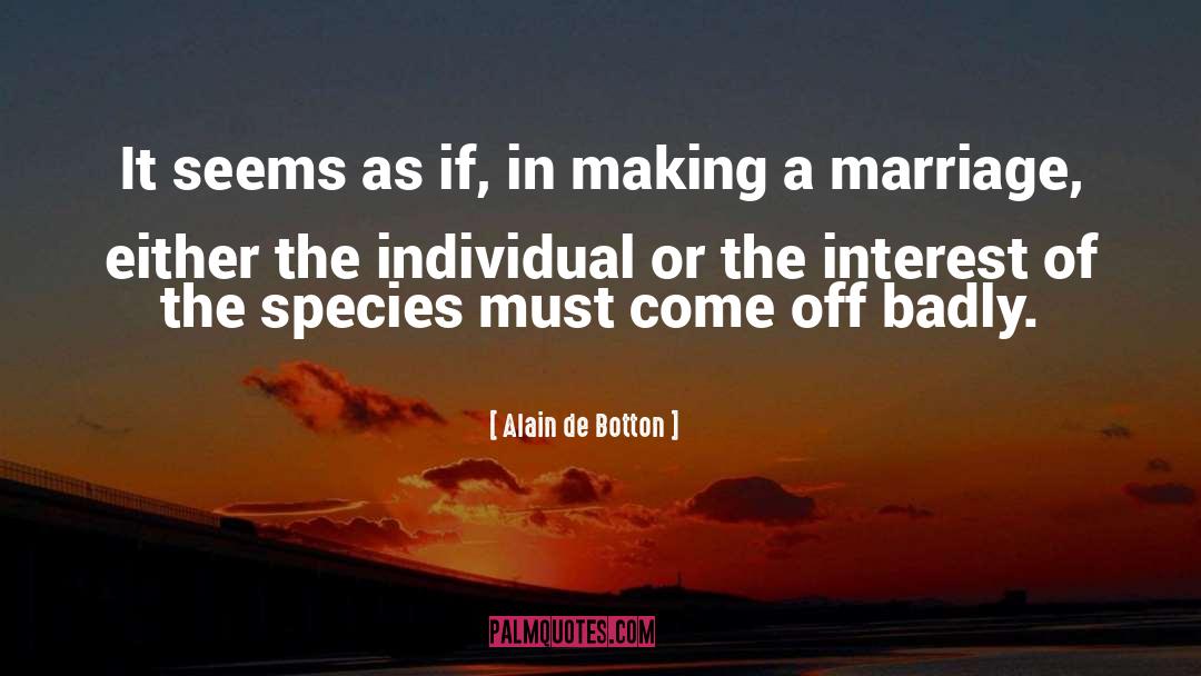 Alain De Botton Quotes: It seems as if, in