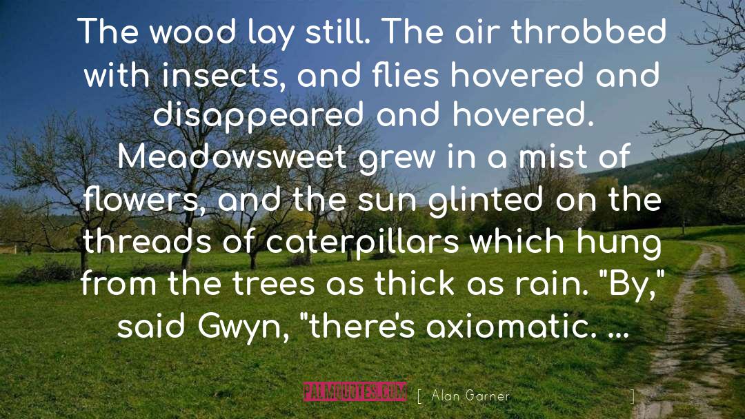 Alan Garner Quotes: The wood lay still. The
