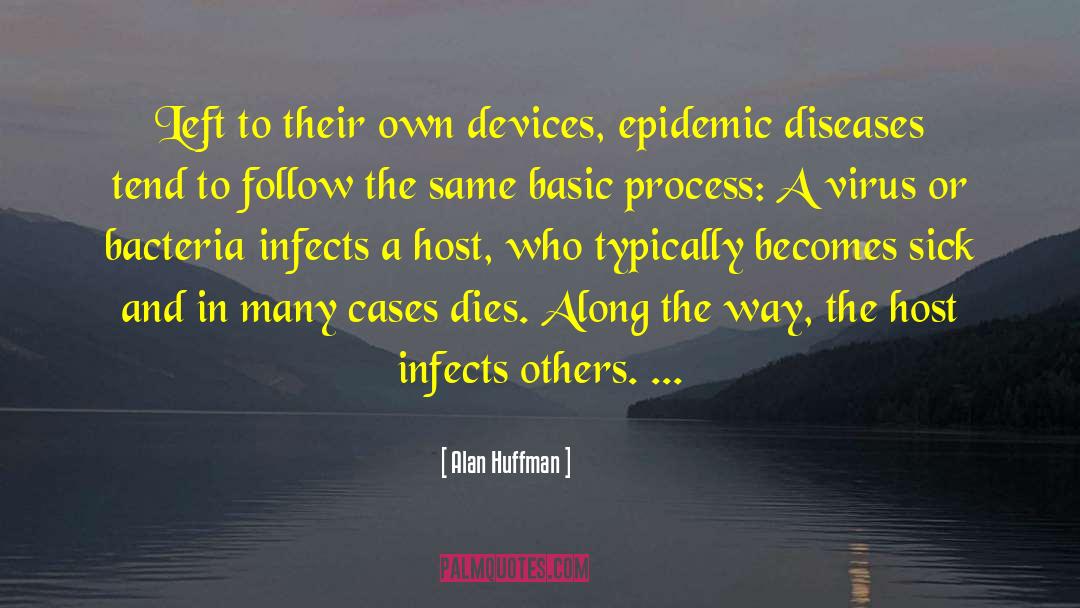 Alan Huffman Quotes: Left to their own devices,