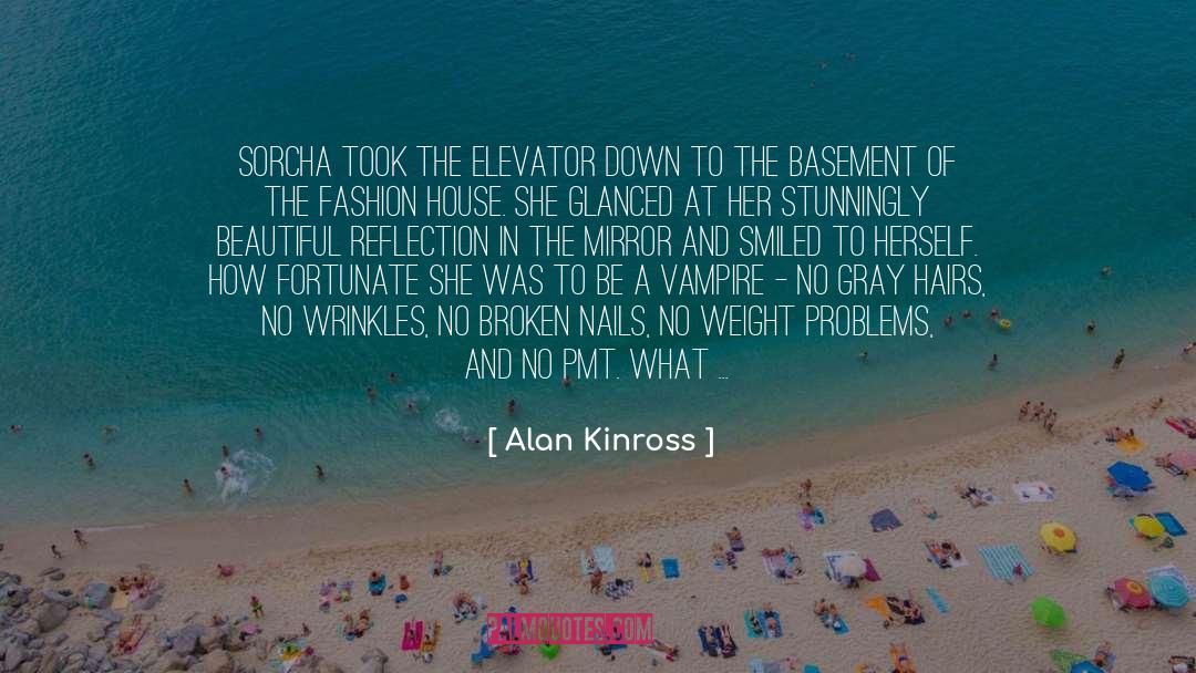 Alan Kinross Quotes: Sorcha took the elevator down
