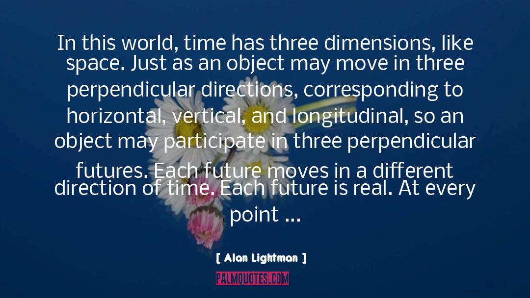 Alan Lightman Quotes: In this world, time has