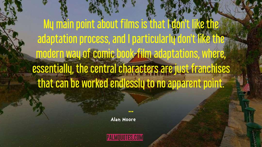 Alan Moore Quotes: My main point about films