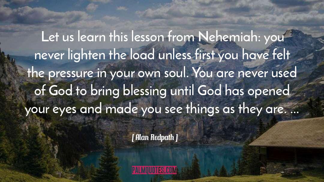 Alan Redpath Quotes: Let us learn this lesson