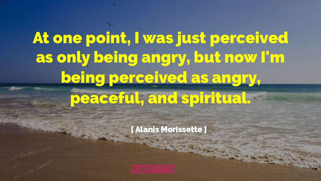Alanis Morissette Quotes: At one point, I was