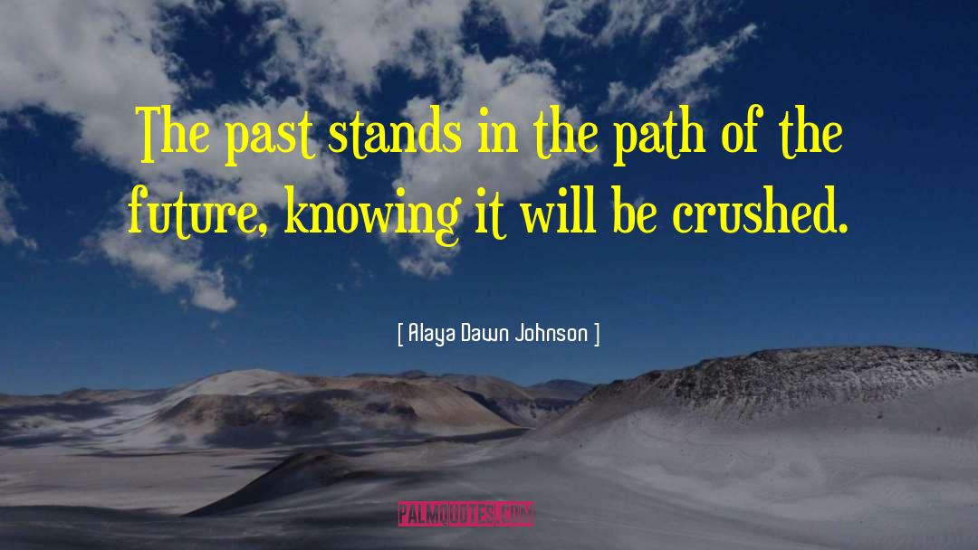 Alaya Dawn Johnson Quotes: The past stands in the