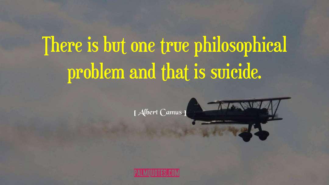 Albert Camus Quotes: There is but one true