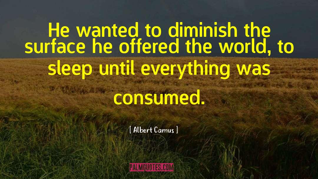 Albert Camus Quotes: He wanted to diminish the