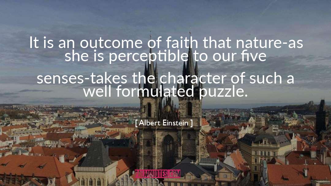 Albert Einstein Quotes: It is an outcome of