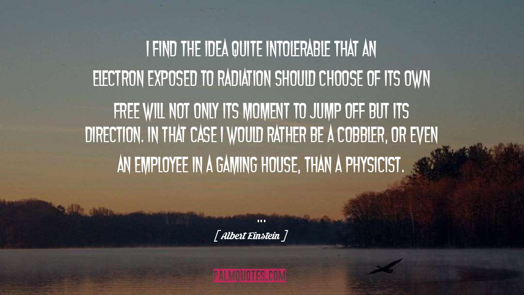 Albert Einstein Quotes: I find the idea quite