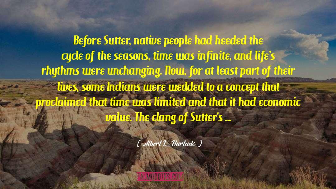 Albert L. Hurtado Quotes: Before Sutter, native people had