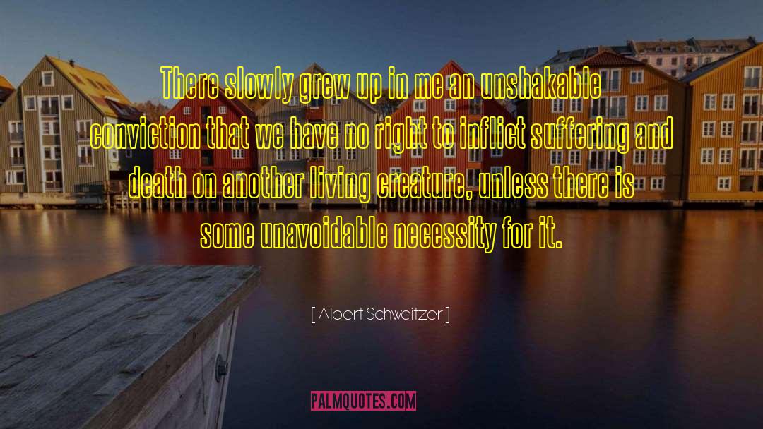 Albert Schweitzer Quotes: There slowly grew up in
