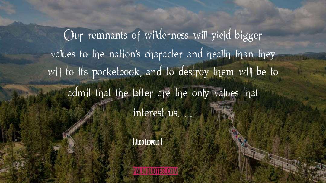 Aldo Leopold Quotes: Our remnants of wilderness will