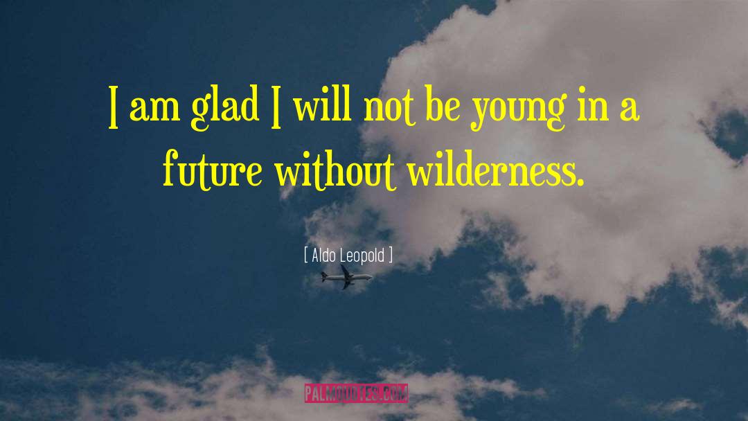 Aldo Leopold Quotes: I am glad I will