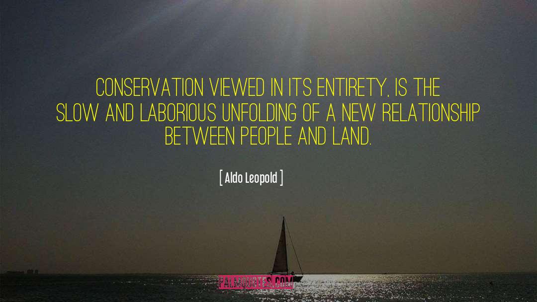 Aldo Leopold Quotes: Conservation viewed in its entirety,