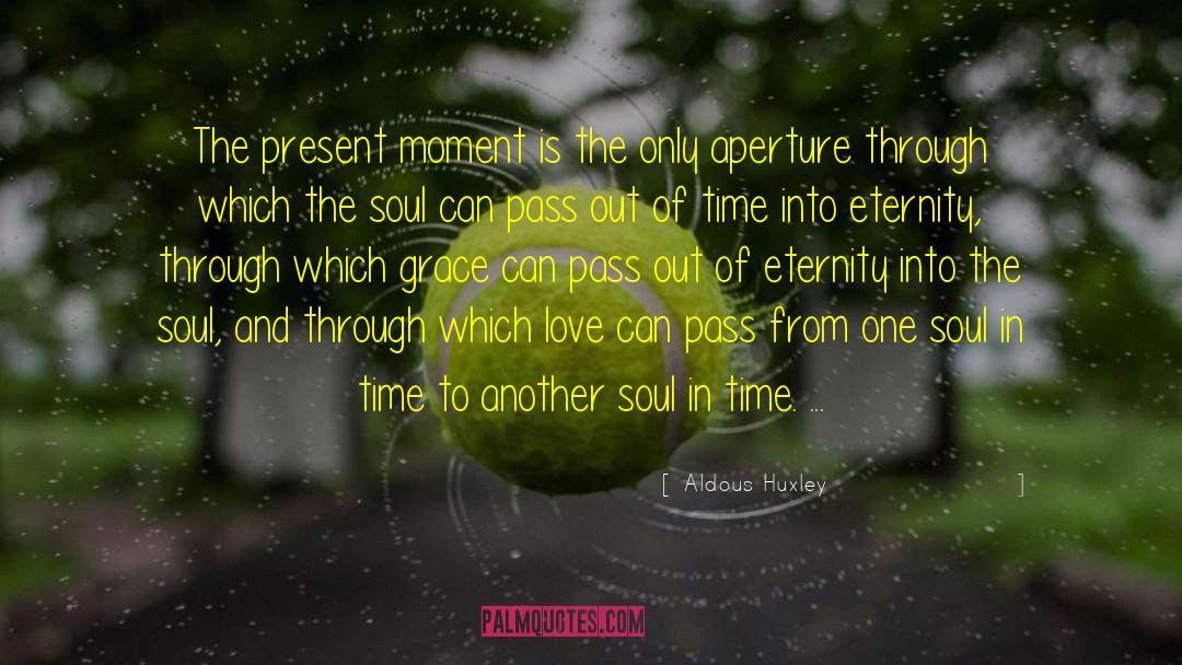 Aldous Huxley Quotes: The present moment is the