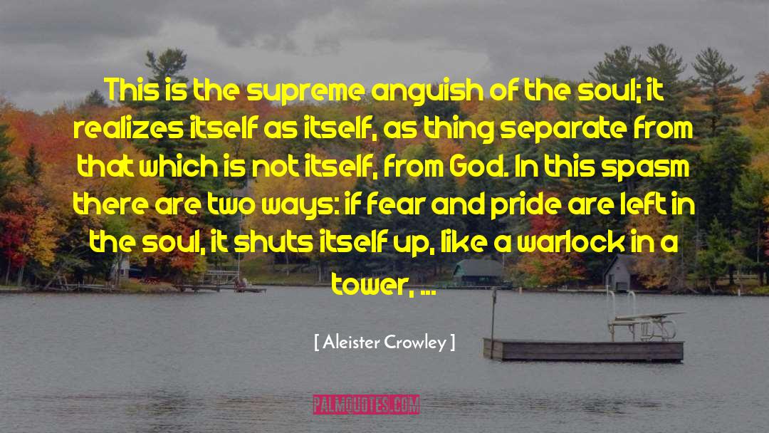 Aleister Crowley Quotes: This is the supreme anguish