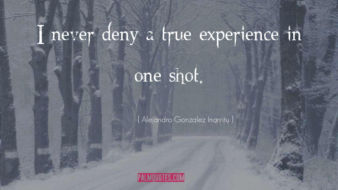 Alejandro Gonzalez Inarritu Quotes: I never deny a true