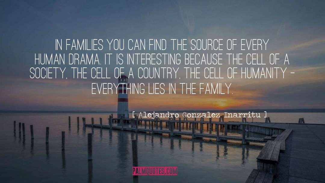Alejandro Gonzalez Inarritu Quotes: In families you can find