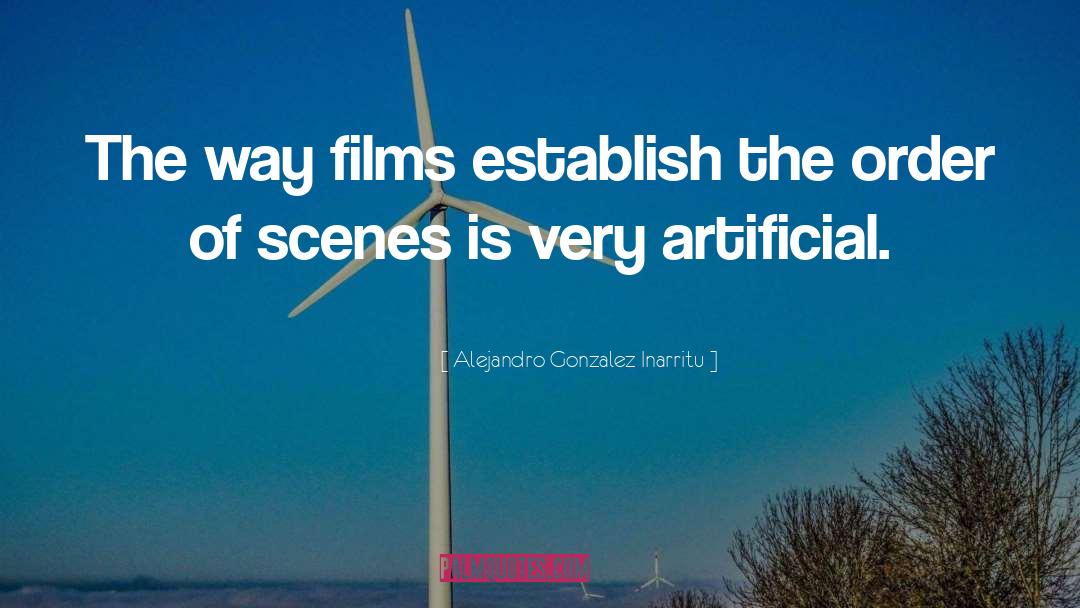 Alejandro Gonzalez Inarritu Quotes: The way films establish the