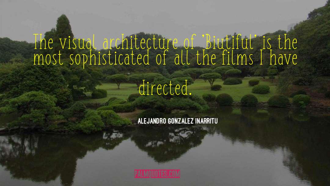 Alejandro Gonzalez Inarritu Quotes: The visual architecture of 'Biutiful'