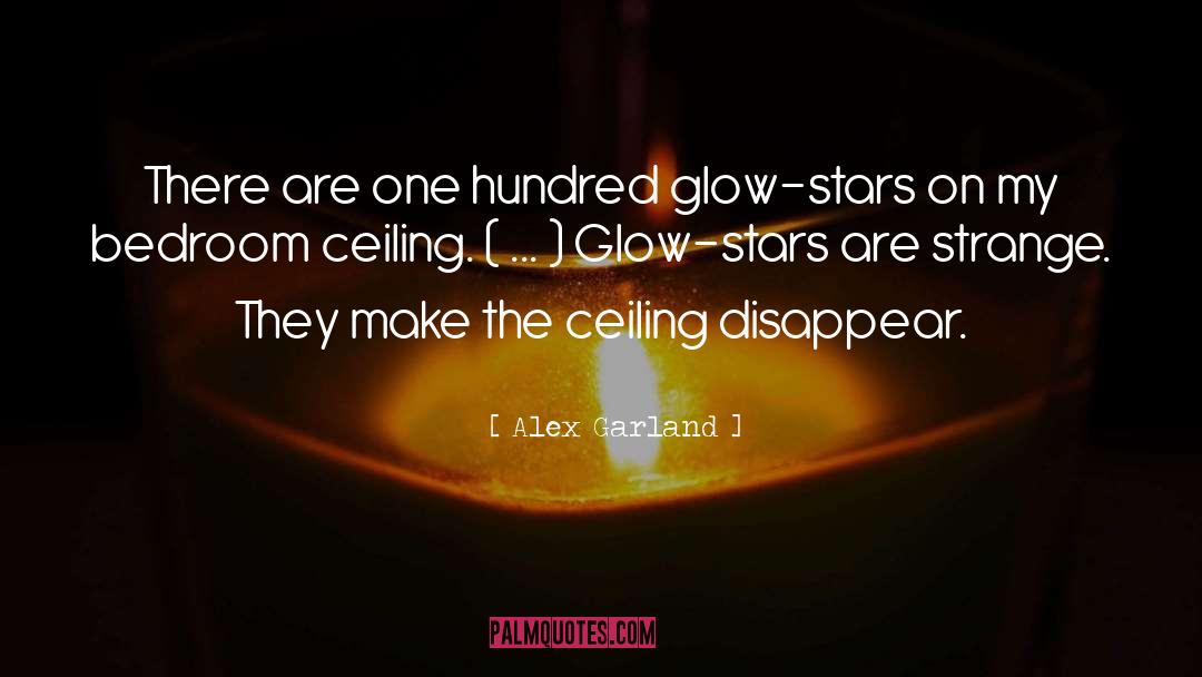 Alex Garland Quotes: There are one hundred glow-stars