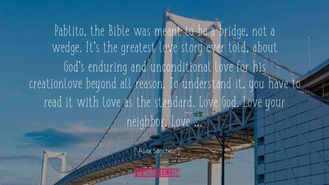 Alex Sanchez Quotes: Pablito, the Bible was meant