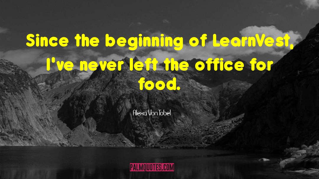 Alexa Von Tobel Quotes: Since the beginning of LearnVest,