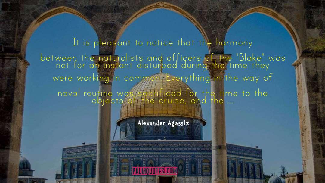Alexander Agassiz Quotes: It is pleasant to notice