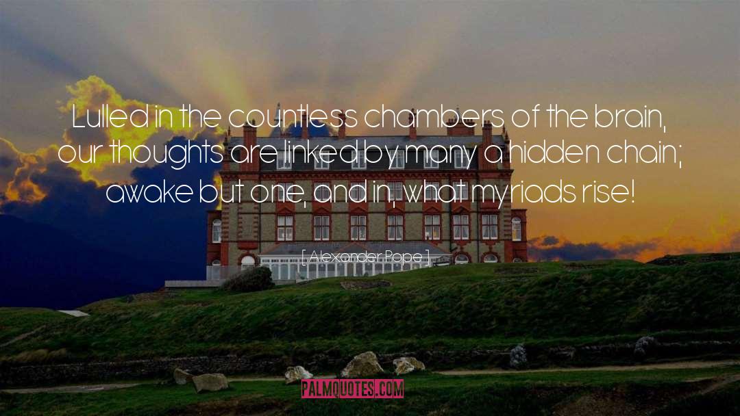 Alexander Pope Quotes: Lulled in the countless chambers