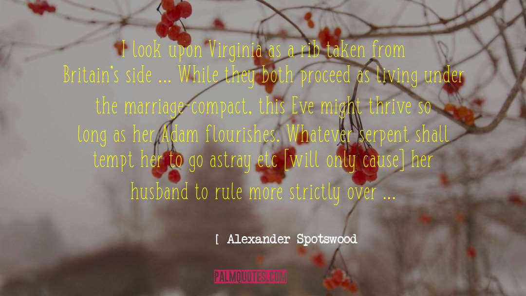 Alexander Spotswood Quotes: I look upon Virginia as