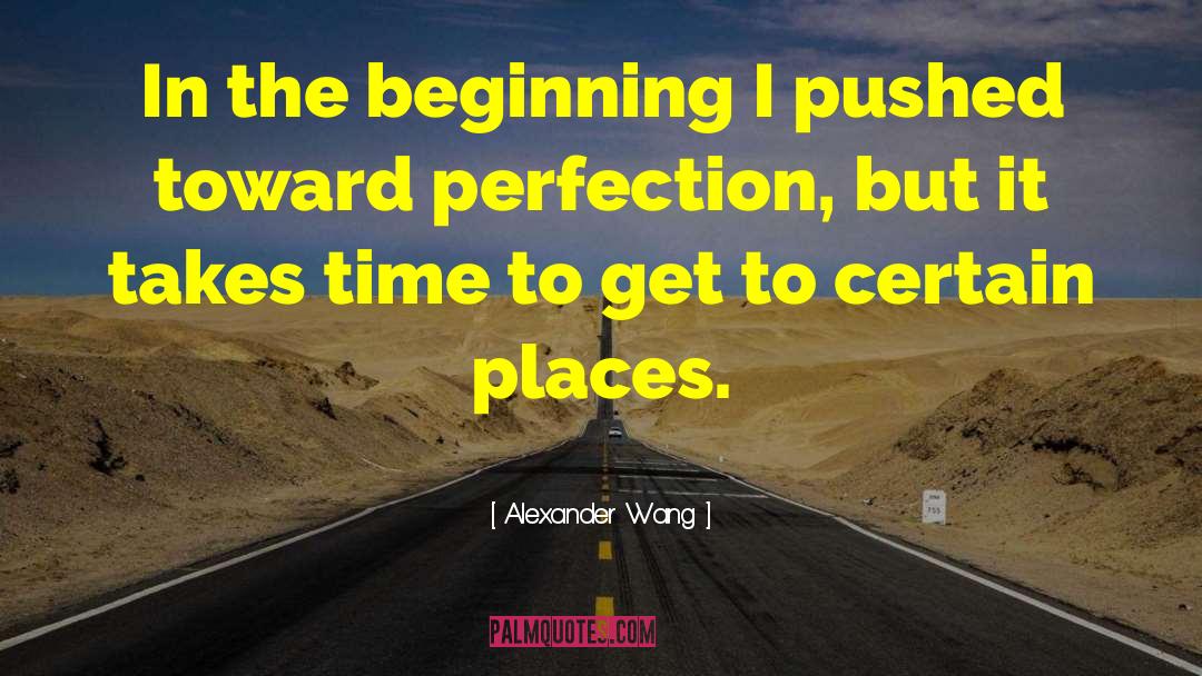 Alexander Wang Quotes: In the beginning I pushed