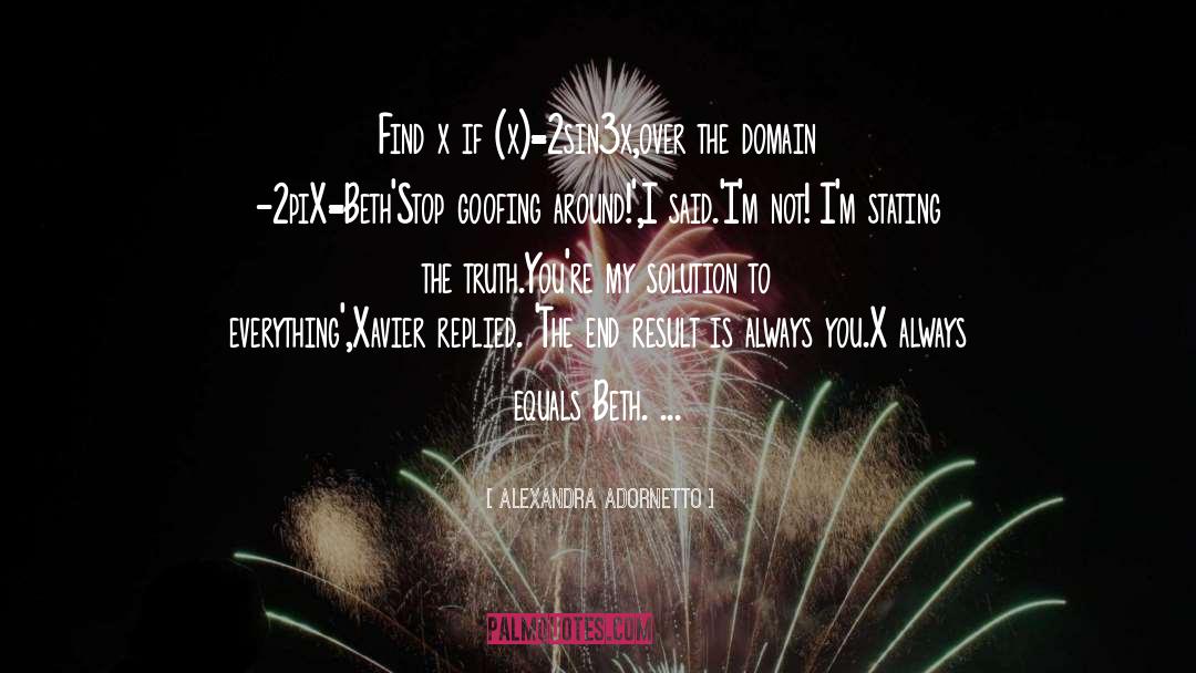 Alexandra Adornetto Quotes: Find x if (x)=2sin3x,over the
