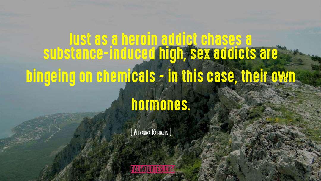 Alexandra Katehakis Quotes: Just as a heroin addict