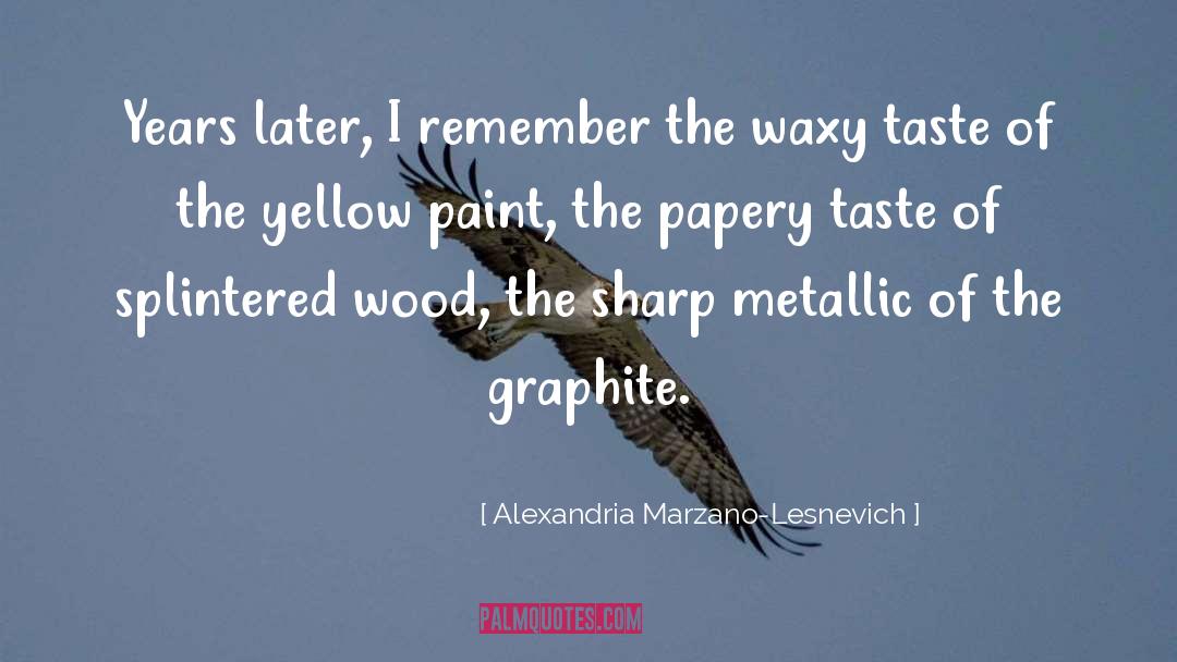 Alexandria Marzano-Lesnevich Quotes: Years later, I remember the