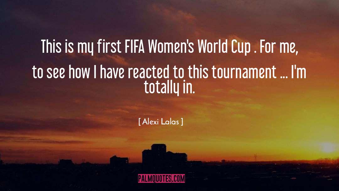 Alexi Lalas Quotes: This is my first FIFA